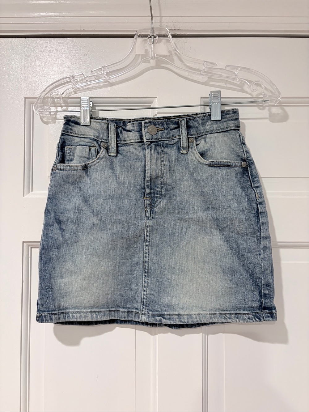 Jessica Simpson Light Blue Denim Mini Skirt